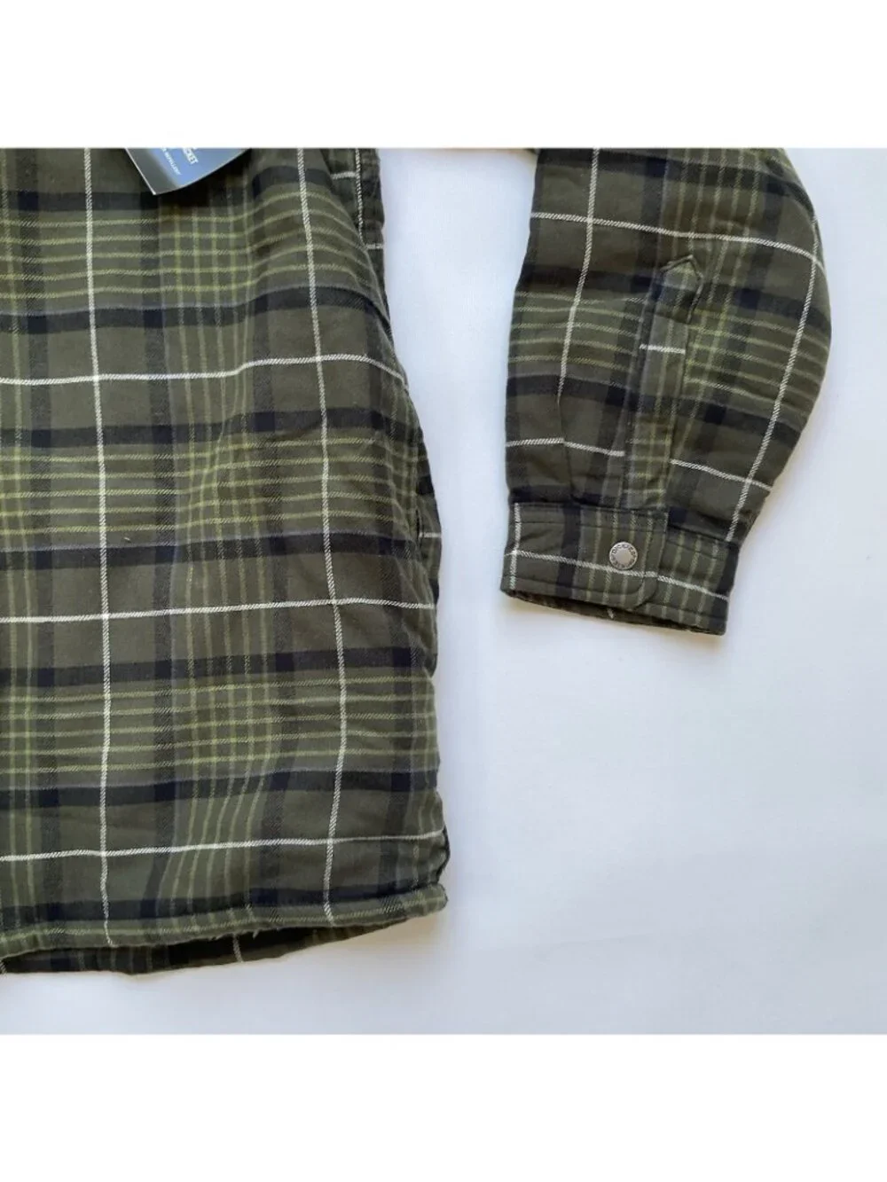 Dickies Men’s Sherpa Lining Flannel Shirt Jacket Relax Fit W/Repellent Size 3XL